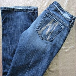Marciano Size 28 distressed and embellished jeans
